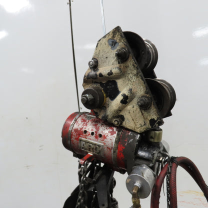 ARO 7756CT 1/2 Ton 1000LB Air Pneumatic Chain Hoist 10' Lift W/ Pendant