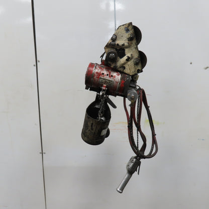 ARO 7756CT 1/2 Ton 1000LB Air Pneumatic Chain Hoist 10' Lift W/ Pendant