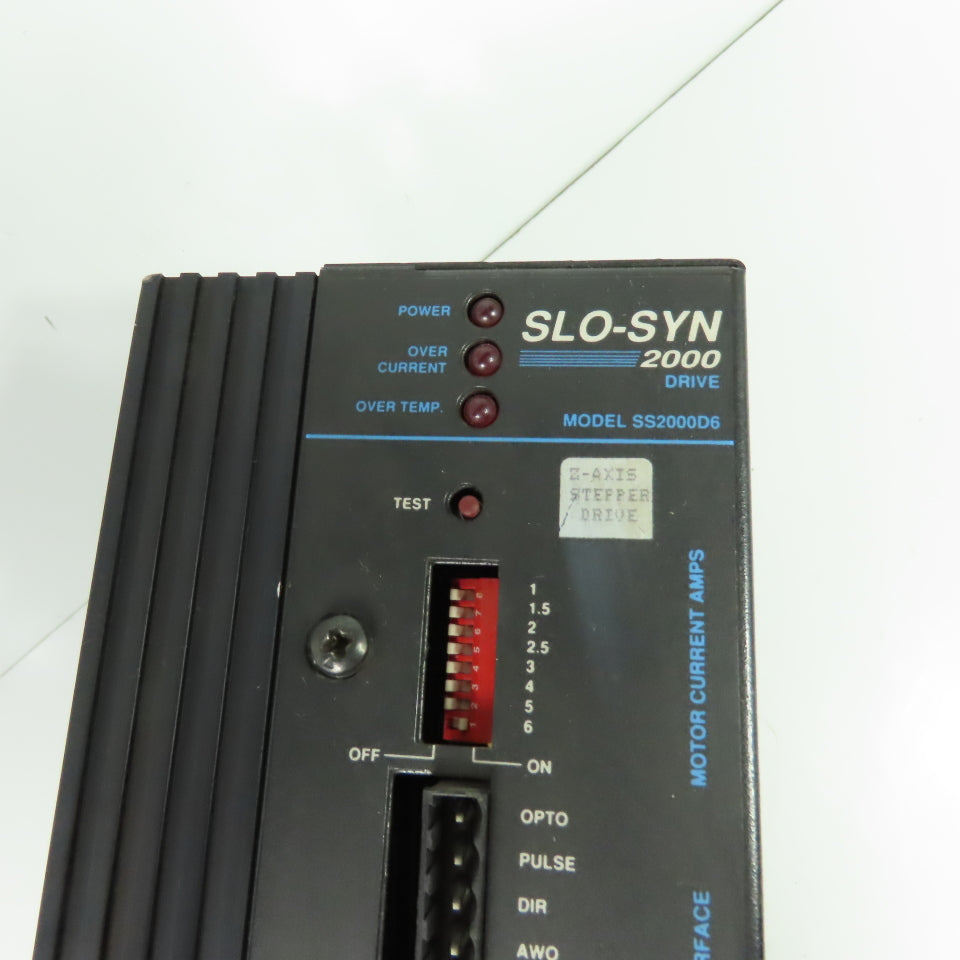 Superior Electric SS2000D6 Slo-Syn 2000 Stepper Motor Drive 115VAC 7A