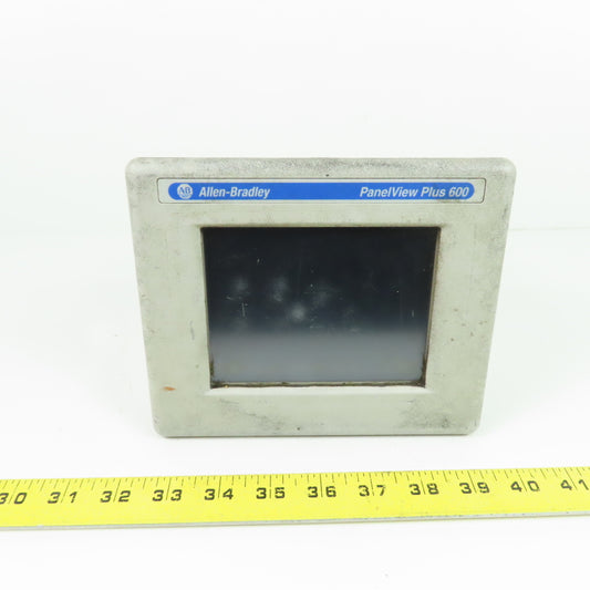 Allen-Bradley 2711PC-T6C20D8 PanelView Plus 600 HMI Terminal 24VDC Ser A