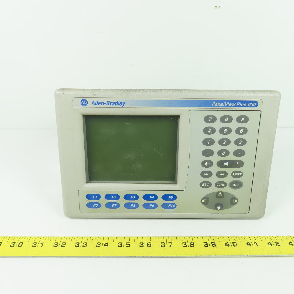Allen-Bradley 2711P-B6M20A PanelView Plus 600 Monitor Operator Display Ser D