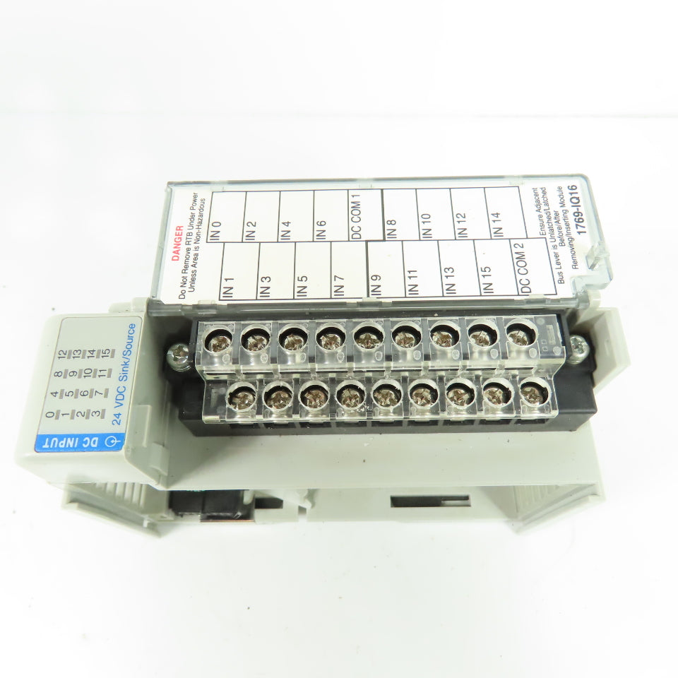 Allen-Bradley 1769-IQ16 16 PT Input Module Compact I/O 24VDC Ser A F/W 3.1