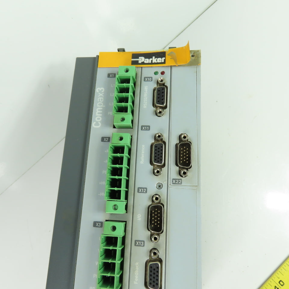 Parker S038V4F10I12T11M12 Compax3 Intelligent Digital Servo Drive Controller