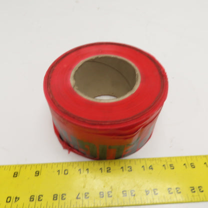 Fastenal 63159 3" x 1000' Red Bilingual Danger/Peligro Barricade Tape Roll