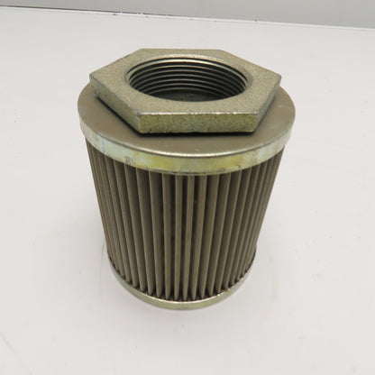 Filter-Mart 33-2311 Hydraulic Filter Element 3" x 2-1/2" Threaded Stainless Mesh