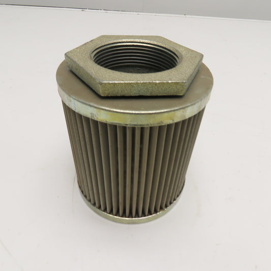 Filter-Mart 33-2311 Hydraulic Filter Element 3" x 2-1/2" Threaded Stainless Mesh-