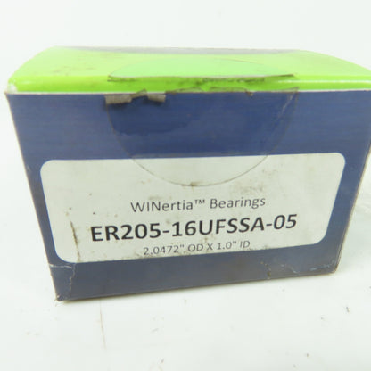 Componex ER205-16UFSSA-05 WINertia Ball Bearing 2.0472" OD x 1.0" ID Bore