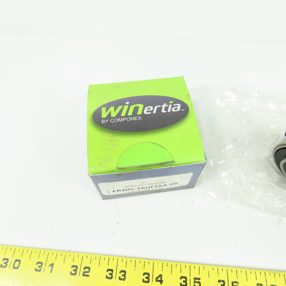 Componex ER205-16UFSSA-05 WINertia Ball Bearing 2.0472" OD x 1.0" ID Bore