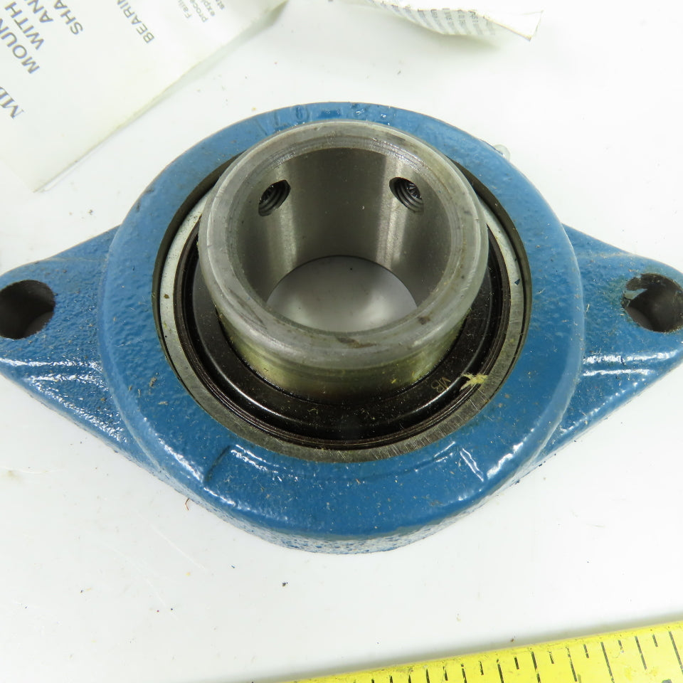 MB Manufacturing FC2251-38 1-3/8" Bore 2-Bolt Flange Mounted Ball Bearing NEW