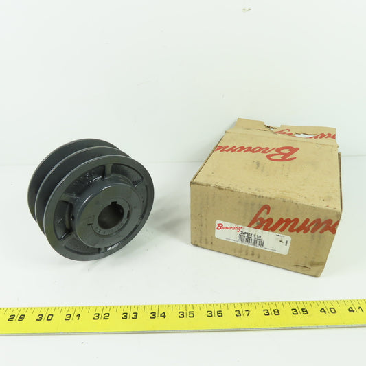 Browning 2VP50X 2-Groove Variable Pitch Pulley Sheave 1-1/8" Bore