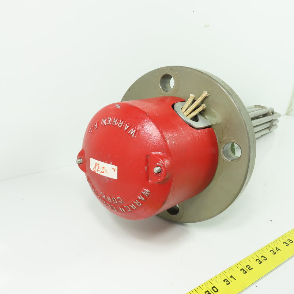 Warren Electric XCF-18-460-18SS-CE-Y*3 18000W Immersion Heater 460V 3Ph 150 PSI