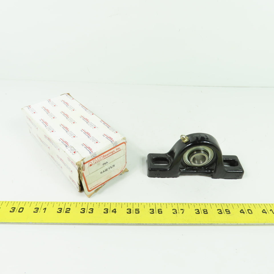 INA RASEY5/8 5/8" Bore 2-Bolt Pillow Block Ball Bearing