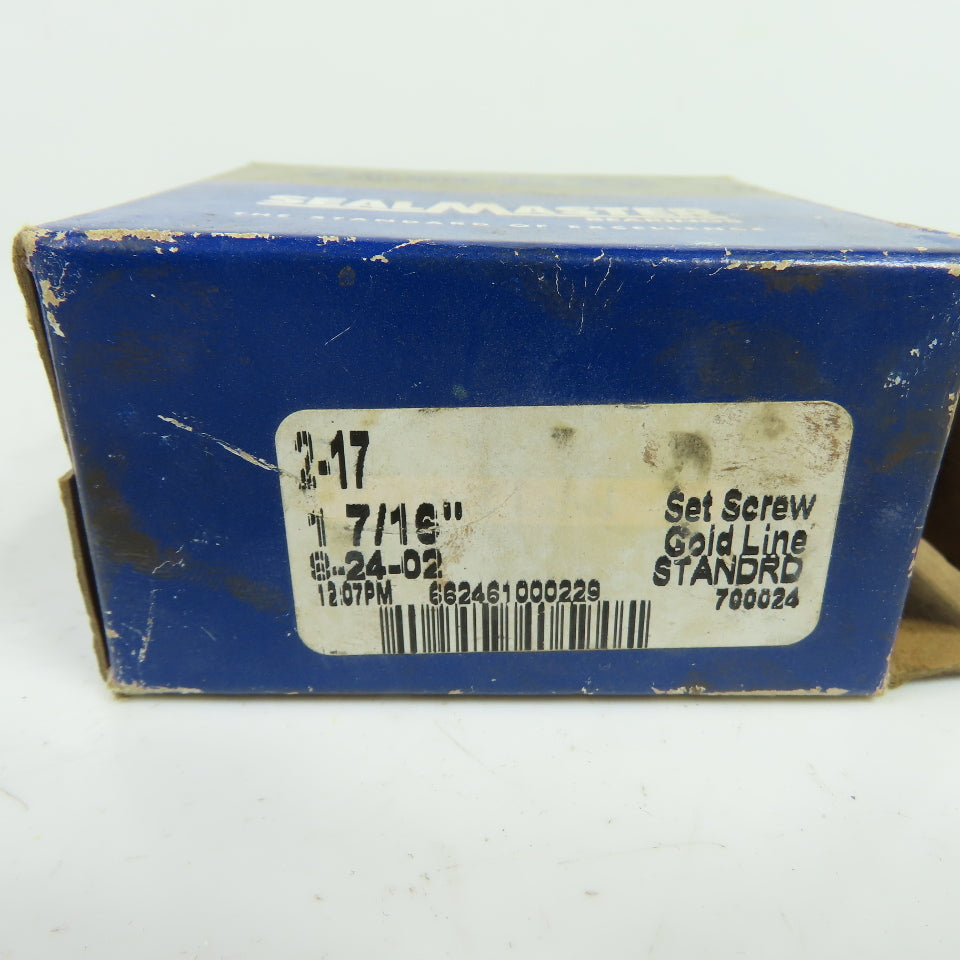 SealMaster 700024 2-17 1-7/16" Gold Line Standard Set Screw Bearing Insert