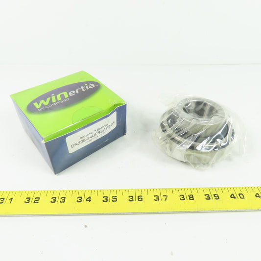 Winertia ER208-24UFSSAP2-08 Insert Ball Bearing 3.1496" OD x 1.5" ID Bore NEW