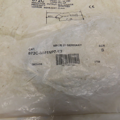 Allen-Bradley 872C-MM1NP7-E2 Inductive Proximity Sensor Shielded N.O.