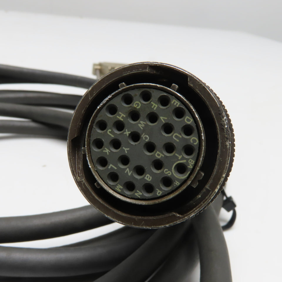 Lutze 23695A Superflex Tronic PUR DB37 to 32-Pin Circular Connector Cable 12'