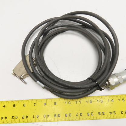 Lutze 23695A Superflex Tronic PUR DB37 to 32-Pin Circular Connector Cable 12'