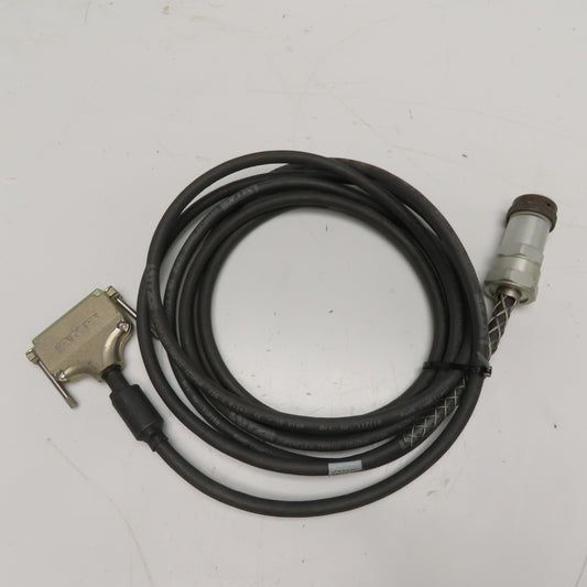 Lutze 23695A Superflex Tronic PUR DB37 to 32-Pin Circular Connector Cable 12'