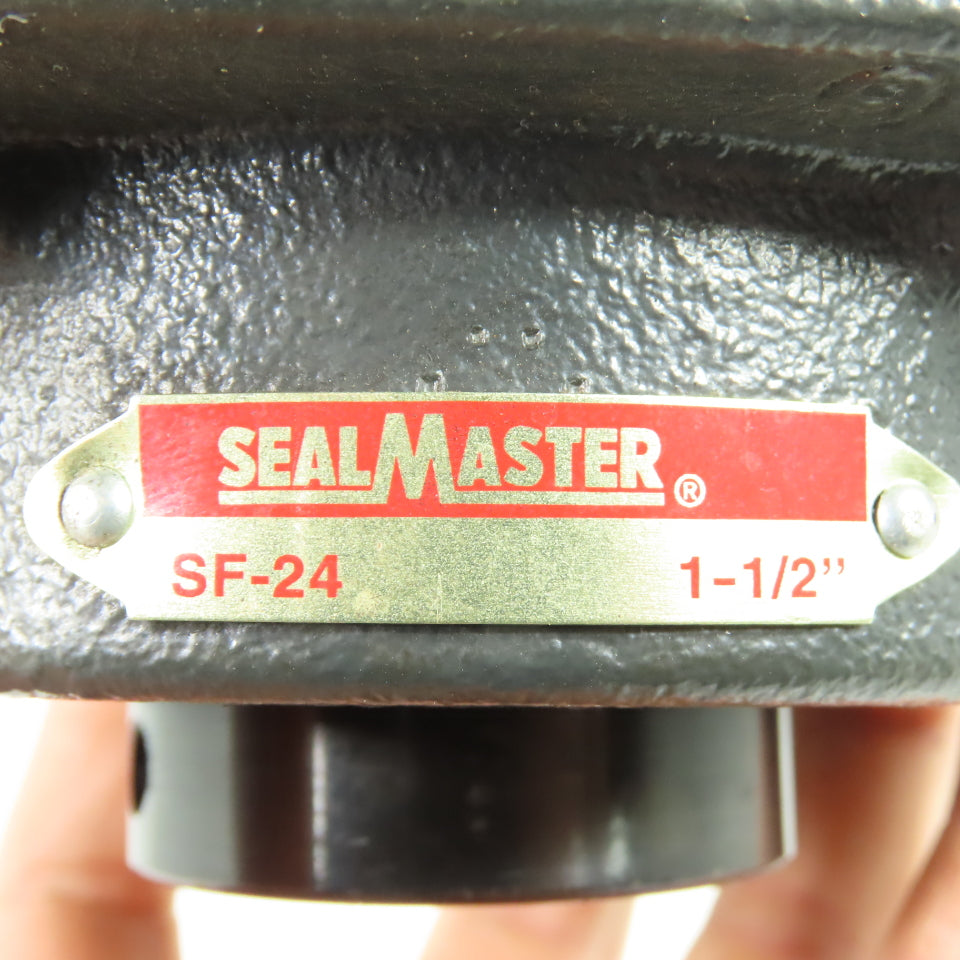 Sealmaster SF-24 1-1/2" Bore 4-Bolt Square Flange Bearing Unit