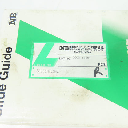 Nippon Bearing SGL35HTEB-Z NB Linear System Slide Guide Blocks