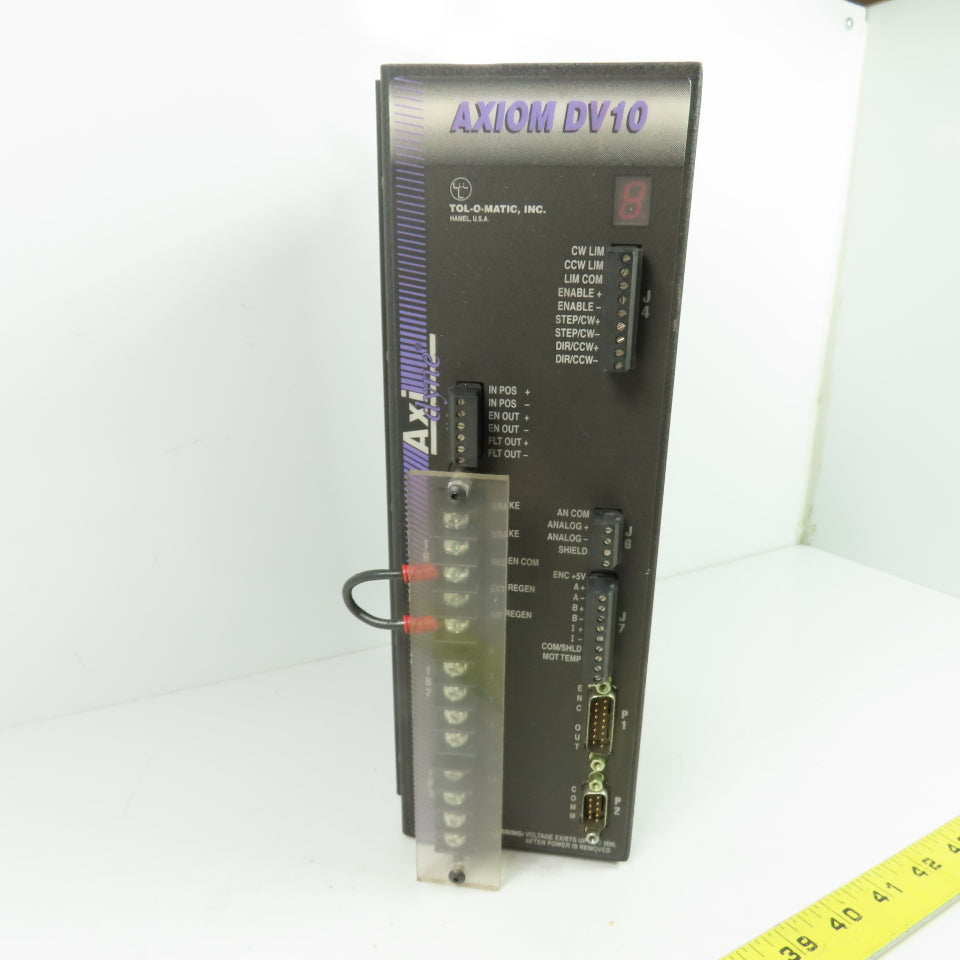Tol-O-Matic Axiom 3604-9600 DV10 Brushless Control Servo Drive 115/208-230VAC