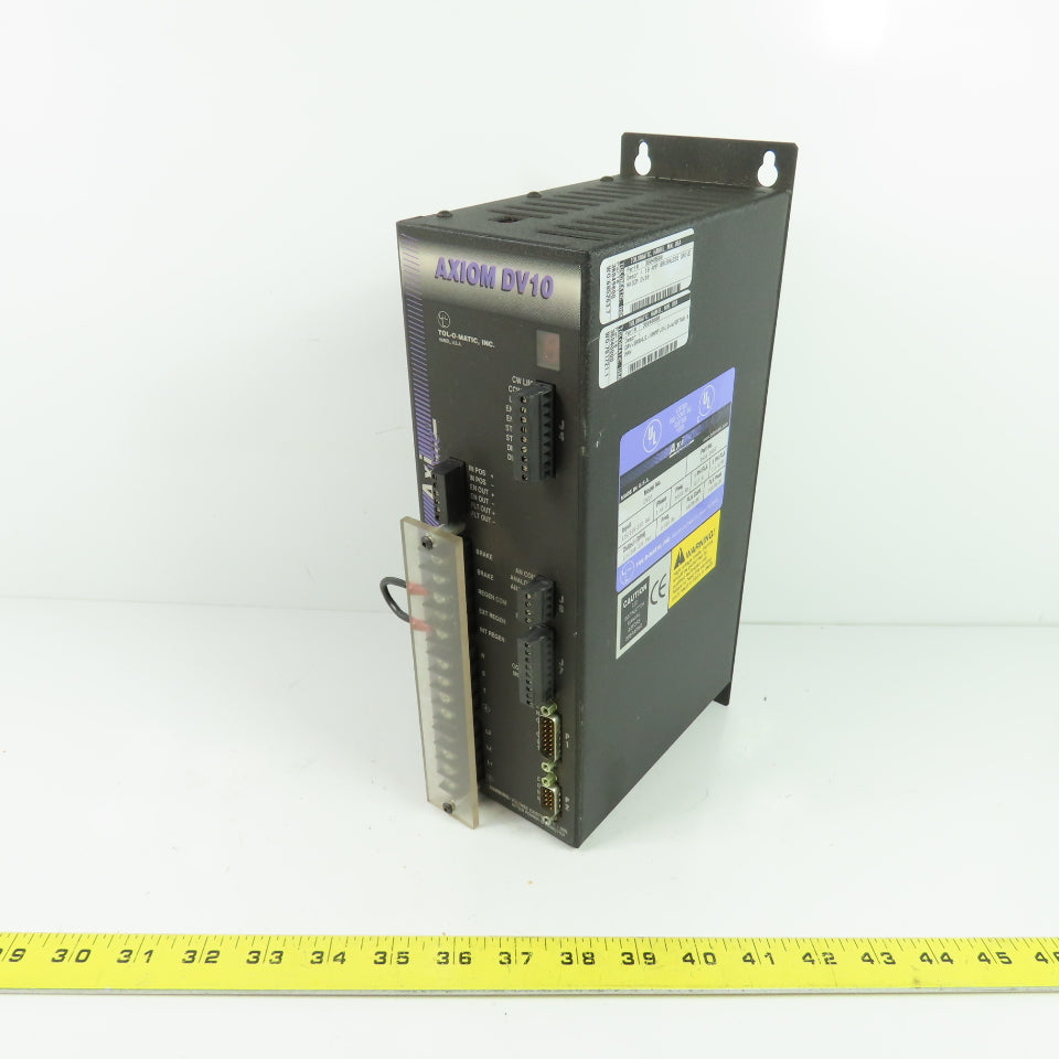 Tol-O-Matic Axiom 3604-9600 DV10 Brushless Control Servo Drive 115/208-230VAC