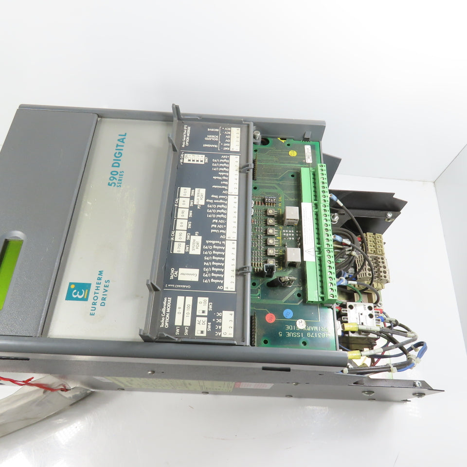 Parker Eurotherm 955D8R751 Rev 6.08 590 DRV DC Drive 480/230VAC + 590DC/00/000