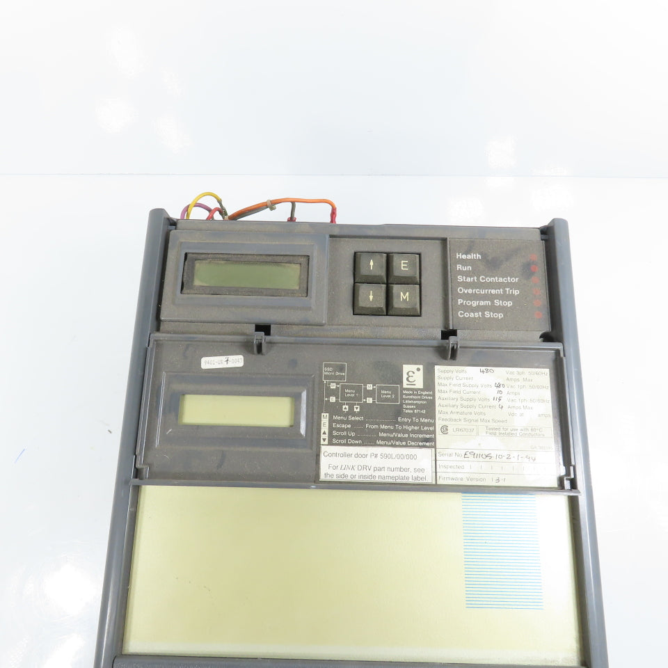 Parker Eurotherm 590C/0350/9/1/0/0/0/00/000 DC Drive 600VDC + 590LD/00/000
