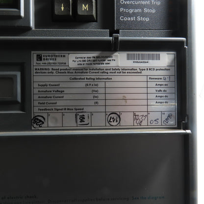Eurotherm 590C/0350/9/1/0/0/0/00/000 DC Drive 220-500VAC 35A + 590LDC/00/000