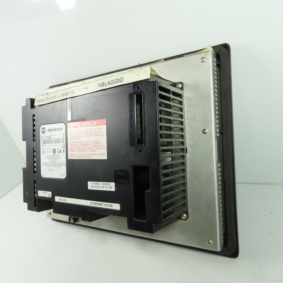 Allen-Bradley 2711-T10G20L1 PanelView 1000 Ser E Rev A FRN 4.46 24VDC