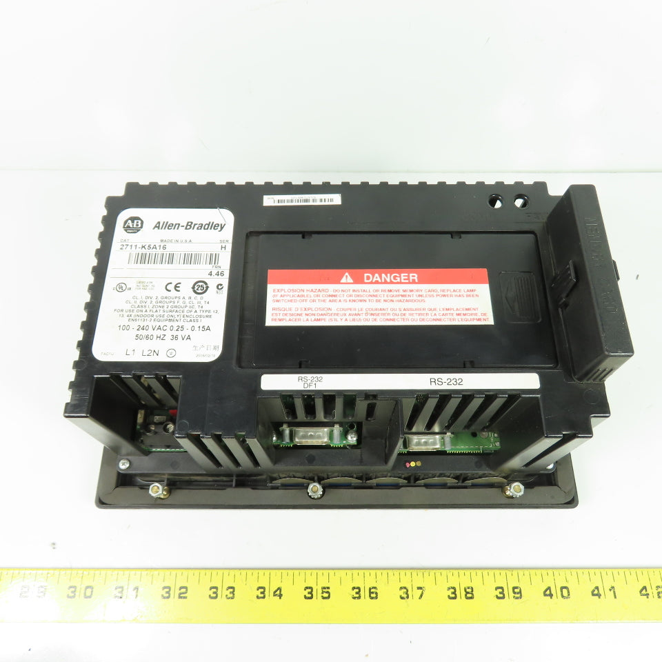 Allen-Bradley 2711-K5A16 PanelView 550 Operator Interface Ser H FRN 4.46