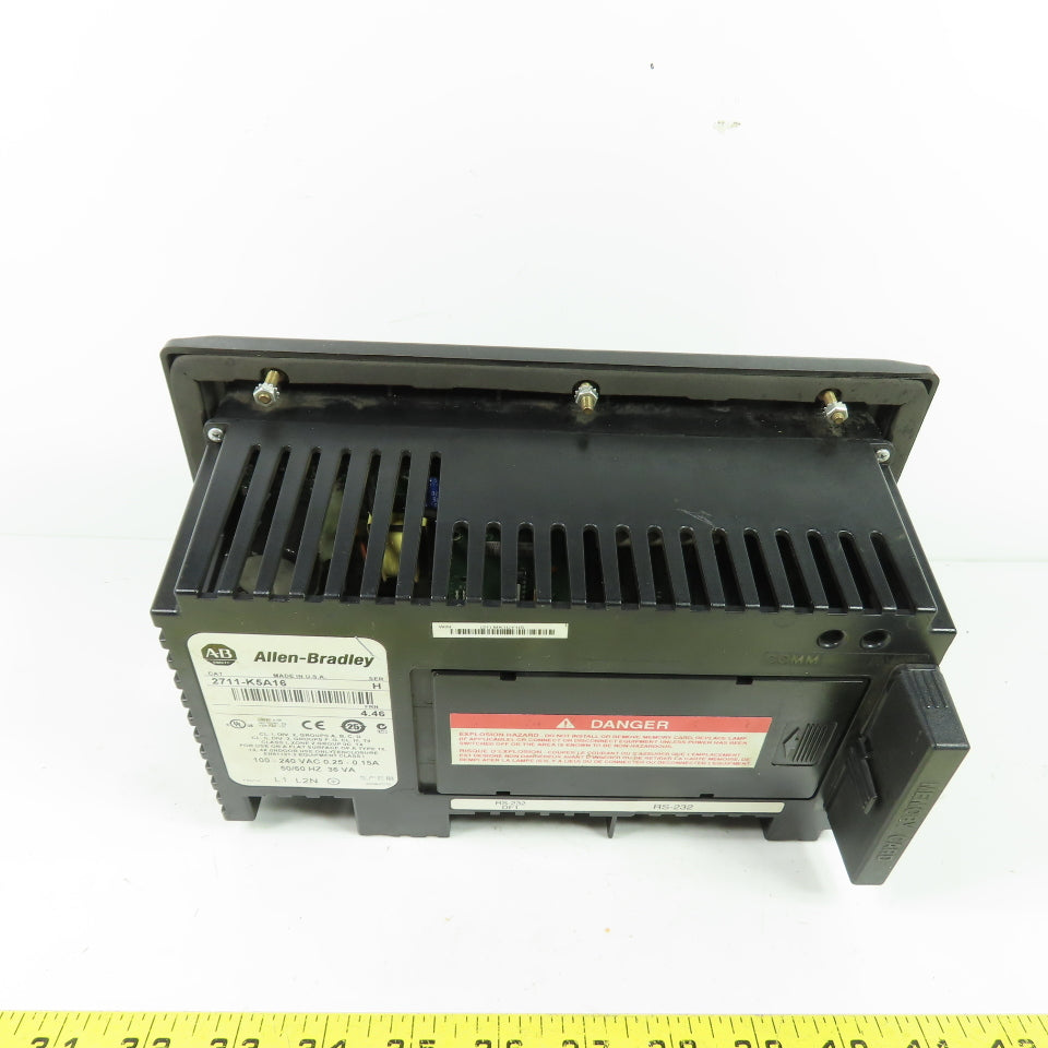 Allen-Bradley 2711-K5A16 PanelView 550 Operator Interface Ser H FRN 4.46