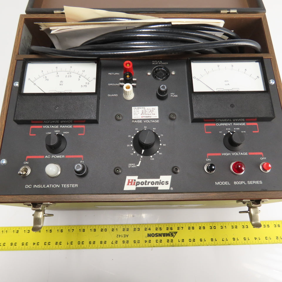 Hipotronics DS111-008 815PL DC Insulation Tester 15kV 5mA 800PL Series