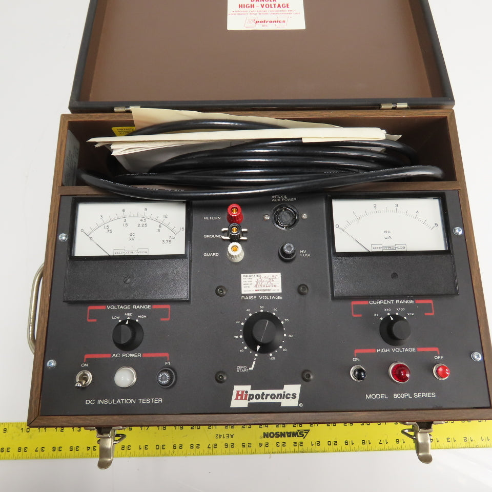 Hipotronics DS111-008 815PL DC Insulation Tester 15kV 5mA 800PL Series