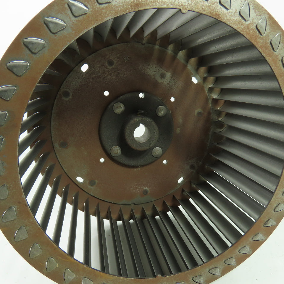 Steel Squirrel Cage Blower Fan Wheel 8-1/4" OD 4" Wide