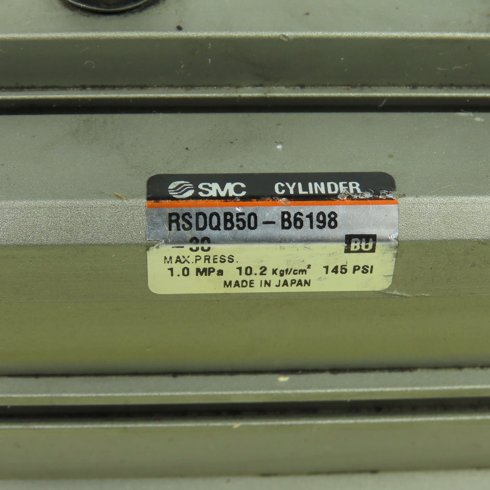 SMC RSDQB50-B6198 Stopper Air Cylinder 1.0 Mpa 50mm Bore