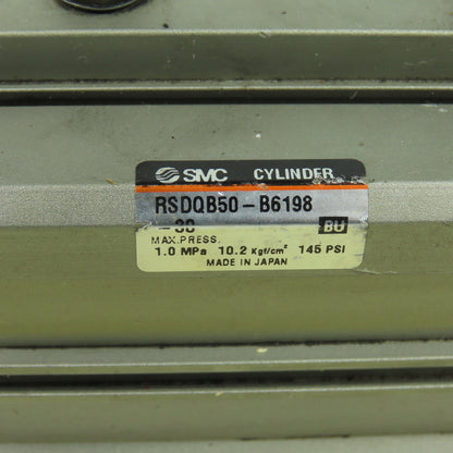 SMC RSDQB50-B6198 Stopper Air Cylinder 1.0 Mpa 50mm Bore