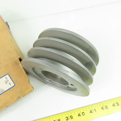 TB Woods 4.6X3B-SD 3-Groove V-Belt Pulley Sheave Max 5050 RPM NEW 4-7/8" OD