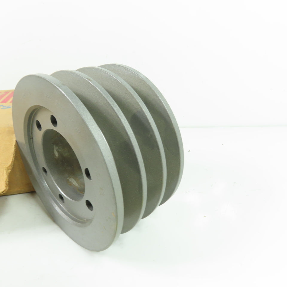 TB Woods 4.6X3B-SD 3-Groove V-Belt Pulley Sheave Max 5050 RPM NEW 4-7/8" OD