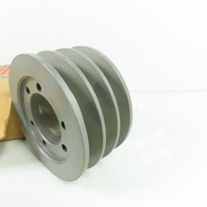 TB Woods 4.6X3B-SD 3-Groove V-Belt Pulley Sheave Max 5050 RPM NEW 4-7/8" OD