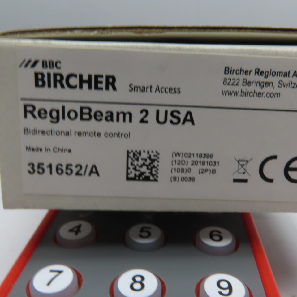BIRCHER 351652/A RegloBeam Bidirectional Remote Control for Smart Access Sensors