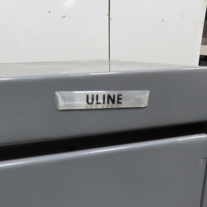 Uline 2-Door 3-Shelf Industrial Metal Storage Cabinet 48" x 24" x 42-1/2" Tall