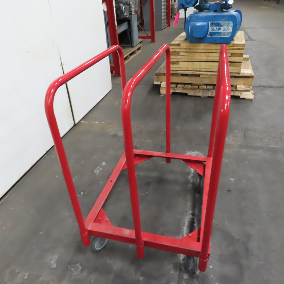 30" x 27" Open Deck Steel Adjustable Panel Sheet Truck Cart