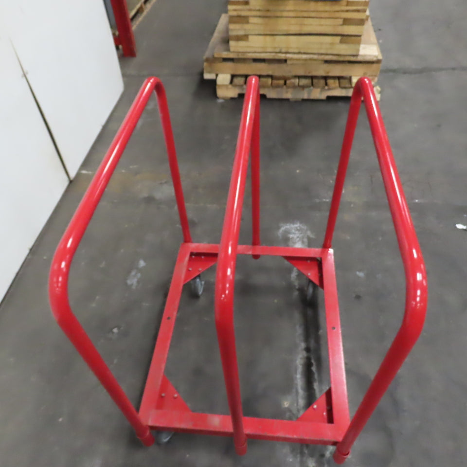 30" x 27" Open Deck Steel Adjustable Panel Sheet Truck Cart