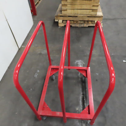 30" x 27" Open Deck Steel Adjustable Panel Sheet Truck Cart
