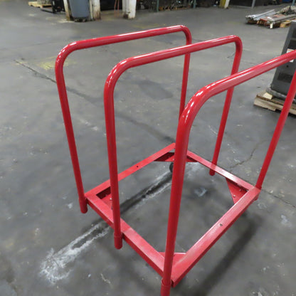 30" x 27" Open Deck Steel Adjustable Panel Sheet Truck Cart