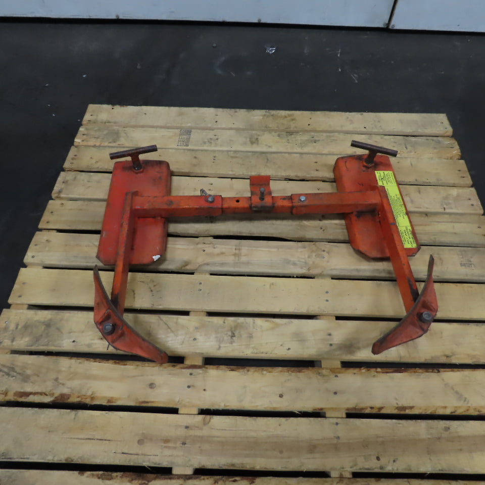 Wesco Poly Jaws Fork Mounted Single Drum Grab 1000lb Capacity