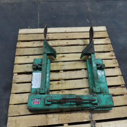 Valley Craft Model 6145 Fork Mounted Single Drum Grab 1500lb Capacity