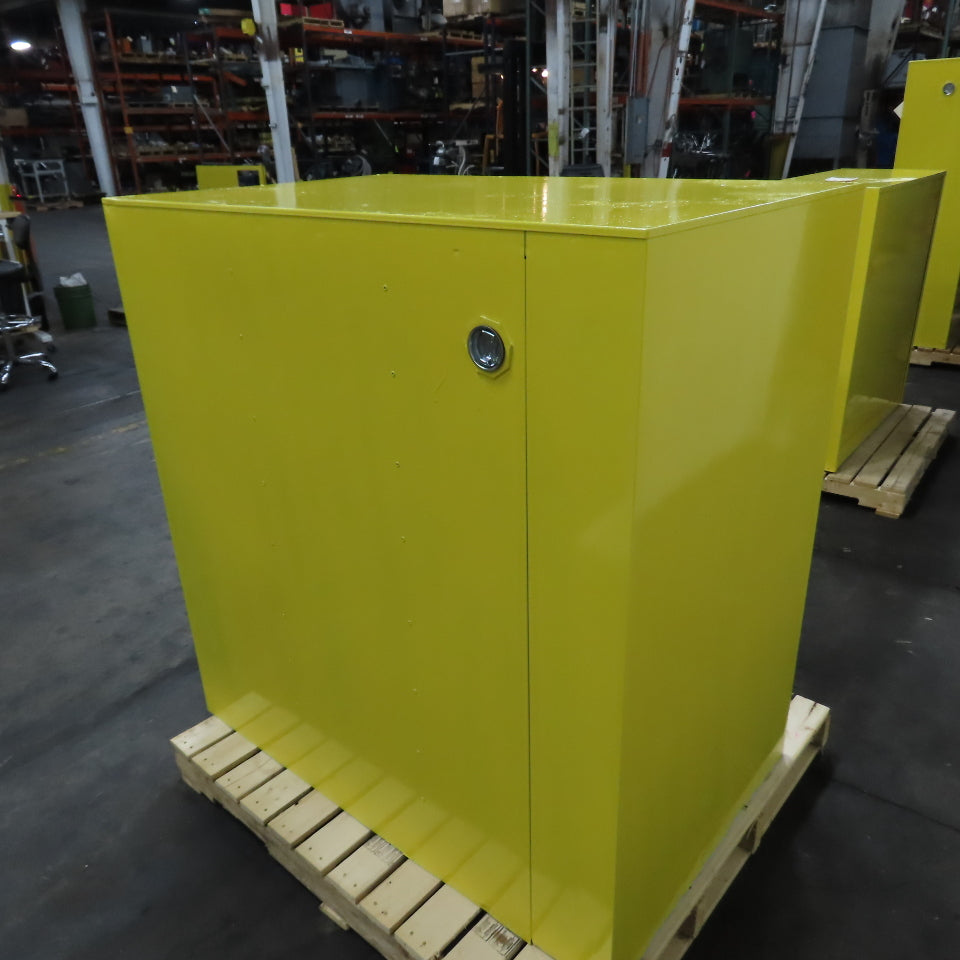 55 Gal Flammable Liquid Horizontal Single Drum Storage Cabinet 48"x 30"x 50" T