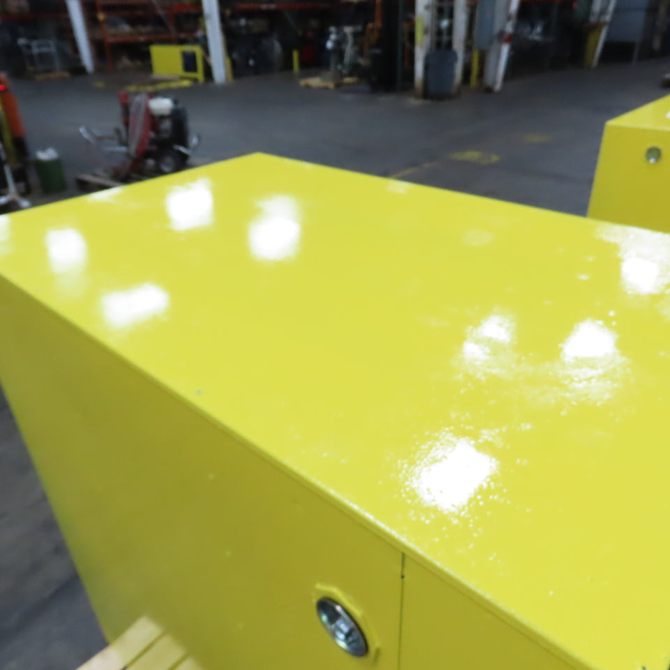 55 Gal Flammable Liquid Horizontal Single Drum Storage Cabinet 48"x 30"x 50" T